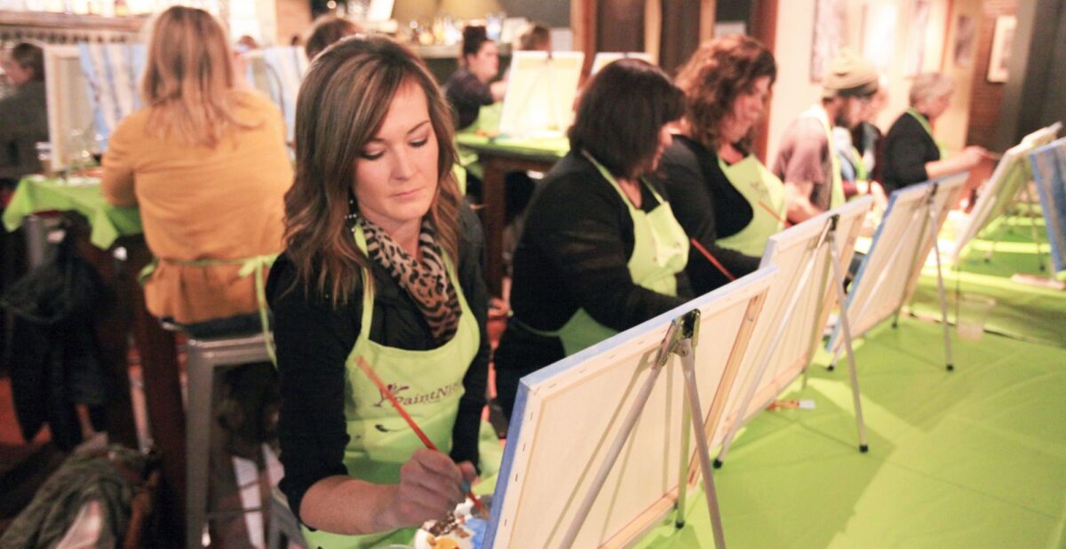 Paint Nite events mix art and cocktails News, Sports, Jobs Standard